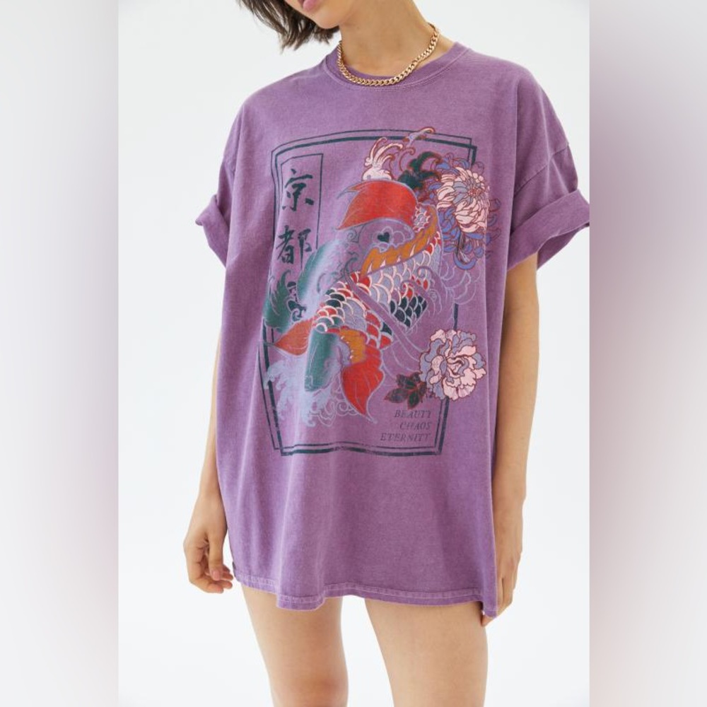 Urban Outfitters koi t shirt dress